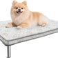 FXW TitanNest Chew-Proof Elevated Dog Bed, Raised Cot for Indoor/Outdoor/Camping Use, Durable & Washable Padded Pet Bed with Exclusive Cover for Extra-Small Dogs, 30.0" L x 22.0" W x 4.5" H, Gray