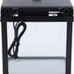 1.5 Gallon Fish Tank Starter Kits, Low Noise Betta Fish Tank with Fil-TER LED Light Submersible Pu-mp, Glass Small Fish Tank Smart Aquarium kit with Dimmer Button Water Temperature Display