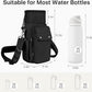 Water Bottle Holder with Strap 32 40oz Crossbody Insulated Water Bottle Carrier Sling Bag with Adjustable Wide Strap and Phone Purse 5 Pockets for Walking Hiking Gym Travel