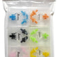 Zooshine 6 Sets Waterproof Silicone Swimming Earplugs Nose Clip Plugs,Ear & Nose Protector Swimming Sets Box Package