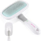 360°Rotating Dog and Cat Brush with Soft Pins Gentle Slicker Brush for Small Dogs Puppies Yorkies Poodles Cats Removes Loose Fur