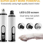Upgrade Heusom Groom Pro Nail Grinder Cordless with LED Light & 3 Speeds, Dog Cat Nail Trimmer 2000mAh Long-Lasting Battery for Thick Nails for Dogs and Cats (2 Pc+2 Heads)