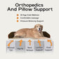 Small Dog Bed Orthopedic Washable Cat Bed Memory Foam Small Couch Sofa Indoor Comfy Pet Beds with Waterproof Removable Cover & Non-Slip Bottom