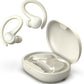 JLab Go Sport+ Wireless Workout Earbuds Featuring C3 Clear Calling, Secure Earhook Sport Design, 35+ Hour Bluetooth Playtime, and 3 EQ Sound Settings (Sand)