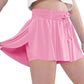 EXARUS Girls Butterfly Shorts Flowy Dance Skirt Cheer Skorts Athletic Tween Clothes Teen Preppy Outfits Flutter Kids