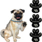 Dog Paw Pads Anti-Slip Grips,Dog Paw Protectors for Senior Dogs on Hot Pavement,Provides Traction to Keep Them from Slipping on Smooth Floors 20 sets-80 Pads Black L