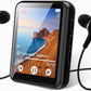 64GB MP3 Player Bluetooth 5.3 Touch Screen Music Player Portable mp3 Player with Speakers high Fidelity Lossless Sound Quality mp3 FM Radio Recording e-Book MP3 Player Support (128GB)
