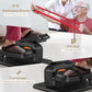 Under Desk Elliptical Machine, Electric Ellipse Leg Exerciser While Sitting for Seniors Adults, Quiet & Portable Electric Seated Pedal Exerciser with Remote Control, 15 Adjustable Speeds, 5 Auto Modes