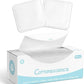 Premium Exfoliating Cotton Pads (60 Count) - 100% Cotton, Extra-Soft and Lint-Free, Durable Squares for Facial, Lip, and Eye Makeup Removal