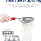 WePet Cat Litter Scoop, Aluminum Alloy Sifter, Kitty Metal Scooper, Deep Shovel, Long Handle, Poop Sifting, Kitten Pooper Lifter, Durable, Heavy Duty, for Litter Box