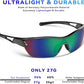 BEACOOL Polarized Sports Sunglasses for Men Women Youth Baseball Cycling Running Fishing Golf Motorcycle TAC Glasses UV400