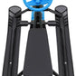 Snow Racer Sled for Kids, Dual Brakes Snowmobile Sled Ski with Steering Wheel, Snow Sledge for Skiing, Ice Skating, Sand Skating, Single Rider 45 x 20 x 15 inches