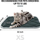 furrybaby Dog Bed Mat Flat Crate Mat with Anti-Slip Bottom Machine Washable Pet Kennel Pad for Dog Sleeping (XS 22x13'', Grey Mat)
