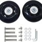 Mute Wear-resistant Outher Diameter 2.5 inch Luggage Suitcase Replacement Wheels Kit Inline Outdoor Skate Replacement Wheels (2.5 in × 0.94 in)
