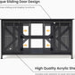55-75 Gallon Aquarium Stand Heavy Duty Steel Frame, Fish Tank Cabinet with Accessories Storage for Reptile Terrarium & Turtle Tank - 1000lbs Capacity (Black)