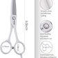 5 in Thinning Shears for Dogs Grooming Face for Small Dogs Eyes Face Paw Professional Small Cat Grooming Scissors(5" Blender,White)