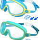 Rantizon Swim Goggles 2 Pack, Wide View Anti Fog&UV Swimming Goggles for Audlt, No Leaking Swim Glasses for Men Women Kids