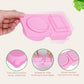 portion control containers, 3 pcs Double Set reusable food Containers. Silicone Weight loss meal box Meal Prep & On-the-Go [work, gym]