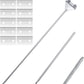 Aquarium Fish Tank Tools Kit Stainless Steel Algae Cleaning Scraper Razor Cleaner with 10 Pcs Blades (26 Inch)