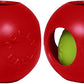 Jolly Pets Teaser Ball Dog Toy, Large/8 Inches, Red (Pack of 2)