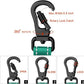 PLUTUS PET Short Training Dog Leash with Padded Handle for Medium Large Dogs,18 Inch Heavy Duty Strong Traffic Leash with Carabiner Clip for Climbing Walking or Guiding Blind(18”，Teal)