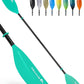 Abahub Adjustable Kayak Paddle 210-230 cm/ 230-250 cm Floating Kayaking Oars Boating Oars Canoeing Oars Black