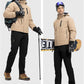Rdruko Men's Snow Pants Waterproof Insulated Winter Hiking Pants Snowboard Fleece Lined Softshell Ski Pants