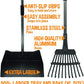 Bodhi Dog Pooper Scooper for Large Dogs - Heavy Duty Metal Poop Scoop w/Long Handle Tray & Rake - Dog Poop Scooper for Yard, Grass, Street, Gravel & Outdoor Areas - Pet Waste Cleanup Tool
