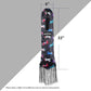 Harrison Howard Smooth Lightweight Adjustable Fastener Nylon Horse Tail Bag with Fringe