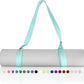 Tumaz Yoga Mat Strap [MAT NOT Included] (2 Sizes) with Extra Thick & Comfy Delicate Texture, Adjustable Yoga Mat Carrier