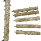 Allazone 3 PCS Nature Wood Bird Ladder Perch Nature Wood Stand Parrot Chew Toy Cage Hanging Pet Cage Bird Climbing Step Ladders for Small Animal