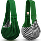 Tomkas Small Dog Sling Carrier - Classic Pocket & Classic Strap - for 3-10 lbs Pets(Emerald Green)