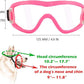 Medium Dog Sunglasses with Adjustable Strap UV Protection, Winproof Puppy Sunglasses, Suitable for Dogs Eyes Protection，Soft Dog Goggles