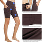 baleaf Women's 8"/ 5"/ 3" Biker Shorts High Waist Yoga Workout Gym Running Volleyball Spandex Shorts with Pockets