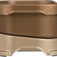 Neater Pet Brands Neater Feeder Deluxe Mess Proof Dog Bowls Elevated for Small Dogs Under 19 lbs, Made in USA, No Spill Raised Dog Food Bowl Stand Feeding Station, Food and Water Bowl Set, Bronze