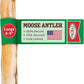 Primal Antlers for Dogs, Grade A Split Moose Antlers for Large Canines 30-45 lb, Natural Chews for Aggressive Chewers, Naturally Shed, Long Lasting Dog Bones, 1 ct
