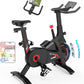 Yesoul Black Exercise Bike for Home,Smart White Cycling Bike Magnetic Stationary Bike, Low Noise Indoor Cycling Bike for Home Gym Electric Stationary Bike with Tablet Mount & Comfortable Seat Cushion for Women Apartment Workout Bike for Fitness