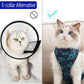 Cat Surgery Recovery Suit Onesie for Cats After Surgery for Surgical Abdominal Wound Or Skin Diseases E-Collar Alternative Wear Neutering Bodysuit Wear (Dark-Blue-M)