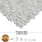 Sea Glass Stones - 0.9LB White Frosted Glass Pebbles Gemstones - Perfect for Aquarium Rocks, Fish Tank Gravel, Vase Fillers, DIY Crafts, and Home Decor