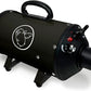 Flying Pig High Velocity Dog Pet Grooming Dryer w/Heater (Flying One, Black w/White Logo)