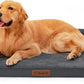 Orthopedic Dog Beds Large Sized Dog, 3 Inch Memory Foam Pet Bed for Medium and Large Dogs, Washable Removable Cover, Nonskid Bottom, Waterproof, 44x32 Inches XXL Dark Grey
