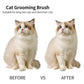 2PCS Pet Grooming Kit，Cat Brushes、Cat Nail Clipper，Cat Grooming Brush for Sedding and Grooming Fur（Grey）