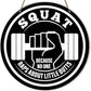 Gym Sign Decor, Home Gym Sign, Funny Gym Decorations, Workout Room Fitness Room Decor Gym Sign Decoration, Gym Bodybuilding Gift for Trainer Exercise Lover Men, Because No One