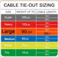 Petest 25ft Reflective Tie-Out Cable for Large Dogs Up to 90 Pounds
