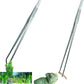 Extra Long Tweezers with Rubber Cover Tips, Fecsam Feeding Tongs - 2 Pack/18.9 inch Aquarium Stainless Steel Large Aquascape Tools for Fish Tank, Terrarium，Aquascaping, Reptile, Bearded Dragon