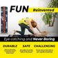 GIBBON SlackBoard - GiBoard Balance Board Kids & Adults - Slackline Balance Trainer - Slack Board Core Workout Equipment Home Gym Training - Standing Desk Exercise - Yoga, Agility, Pilates & More