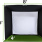 SkyTrak ST+ Golf Simulator – Standard Studio Package | Home Golf Simulator with Launch Monitor, Enclosure, Screen, Hitting Mat & Short-Throw Projector