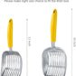 WePet Cat Litter Scoop, Aluminum Alloy Sifter, Kitty Metal Scooper, Deep Shovel, Long Handle, Poop Sifting, Kitten Pooper Lifter, Durable, Heavy Duty, for Litter Box