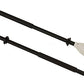 Attwood Kayak Paddle, Asymmetrical, 2-Piece, Heavy-Duty Aluminum with Comfort Grips, 7 Feet