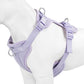 Wisedog Mesh Breathable Dog Harness: No Pull Harness with 3 Fast-Release Buckles Adjustable for Walking & Training for Small Medium Large Dogs (Lilac, M: Neck=17"-22"/Chest=15"-28")
